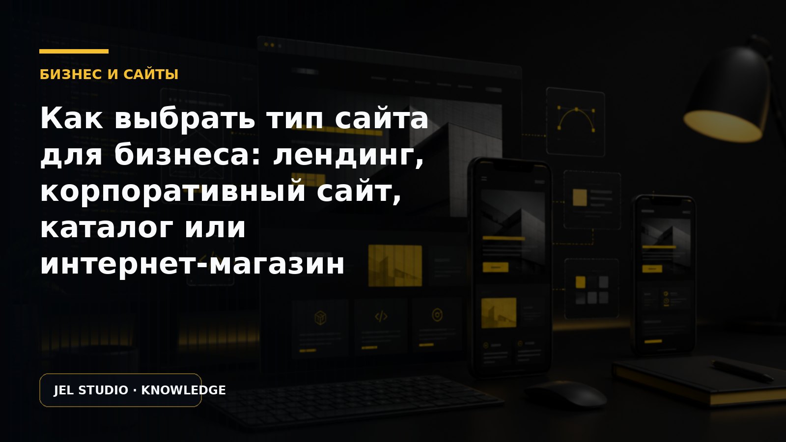 Как выбрать тип сайта для бизнеса: лендинг, корпоративный сайт, каталог или интернет-магазин