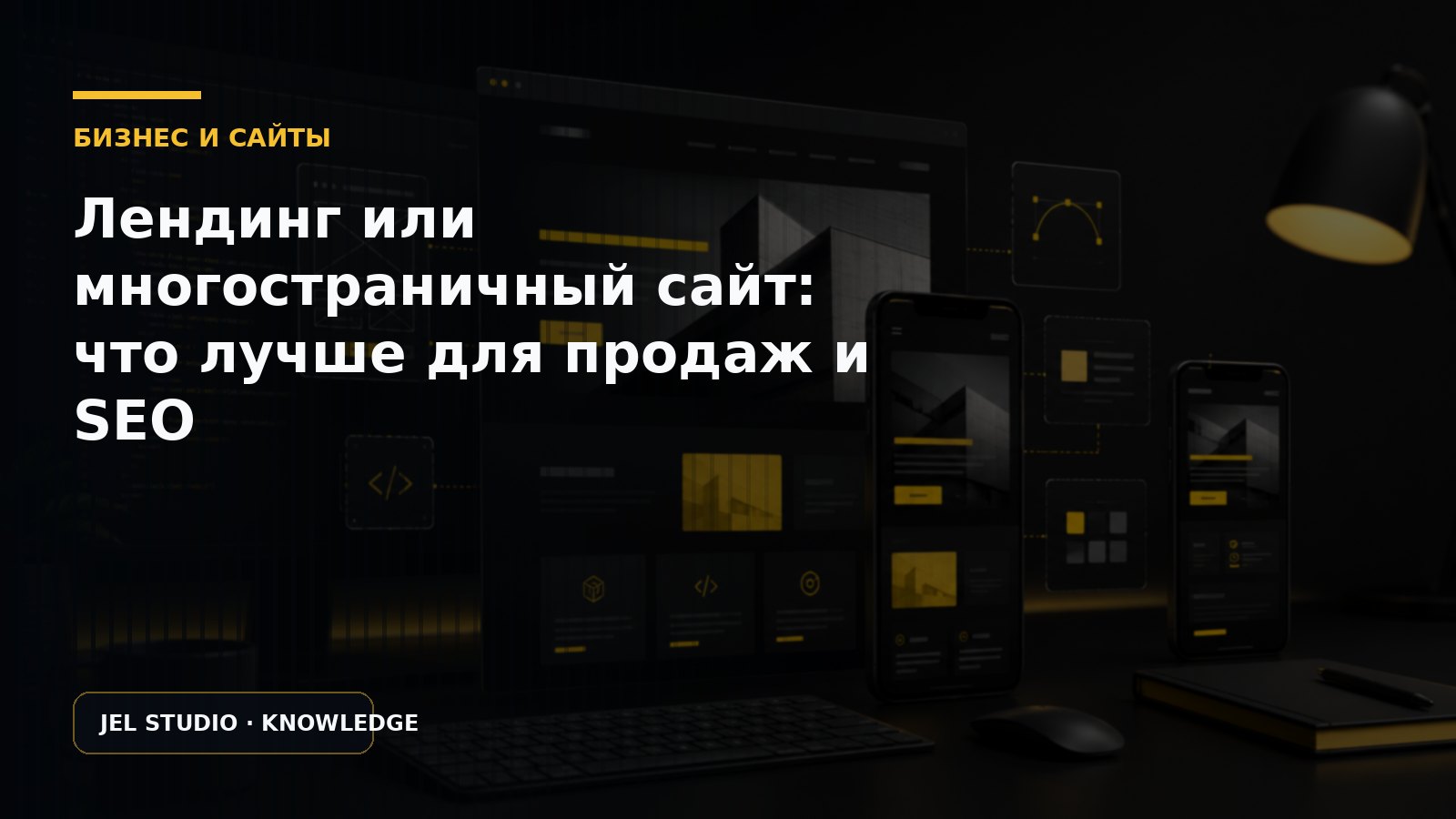 Лендинг или многостраничный сайт: что лучше для продаж и SEO