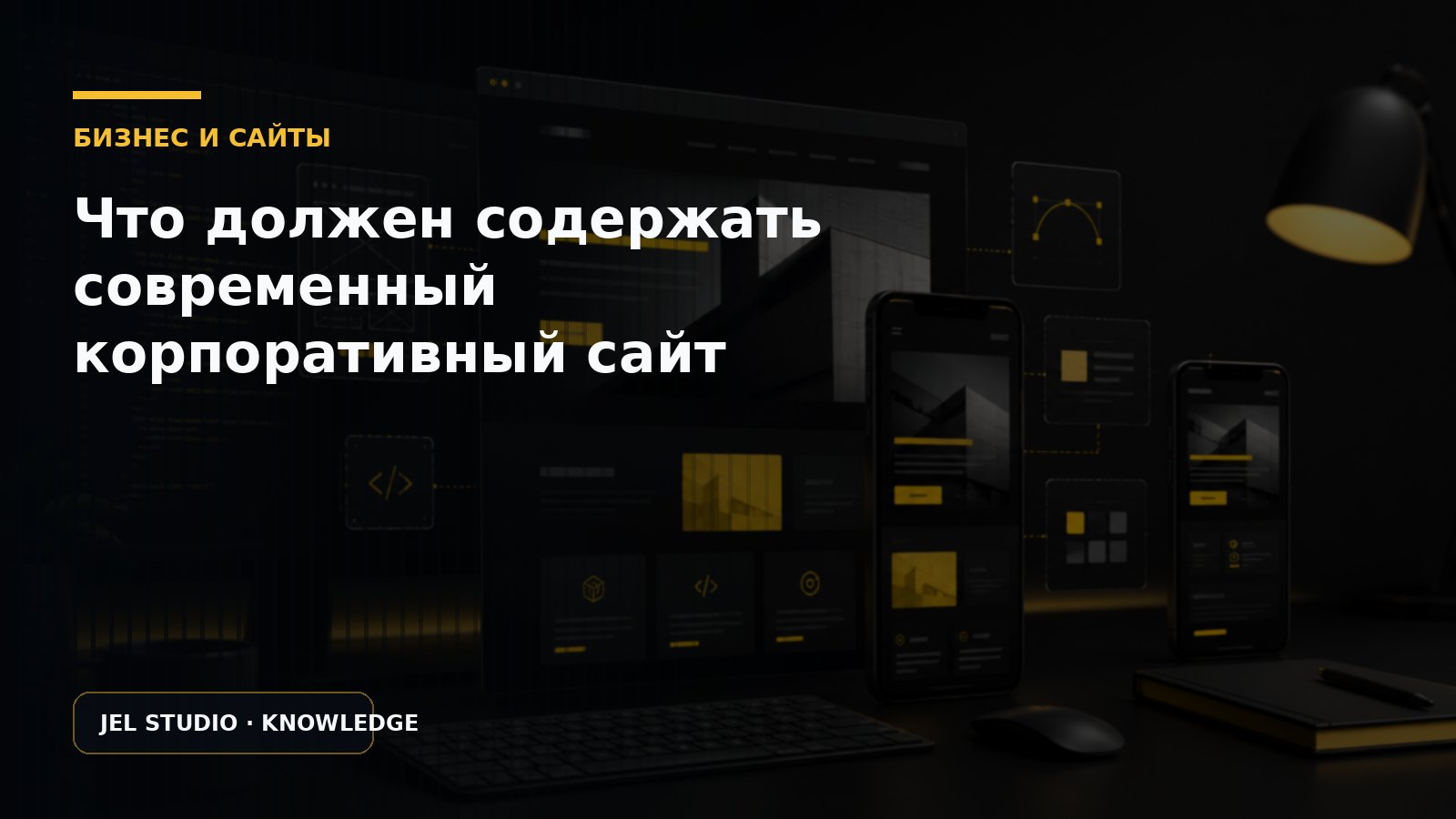 Что должен содержать современный корпоративный сайт