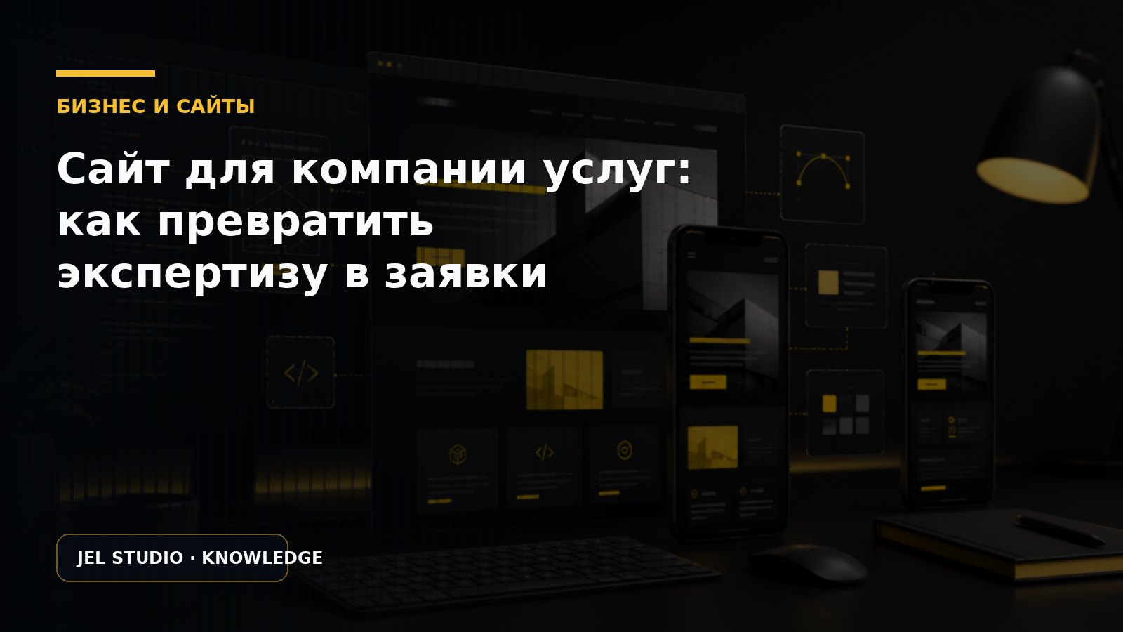 Сайт для компании услуг: как превратить экспертизу в заявки