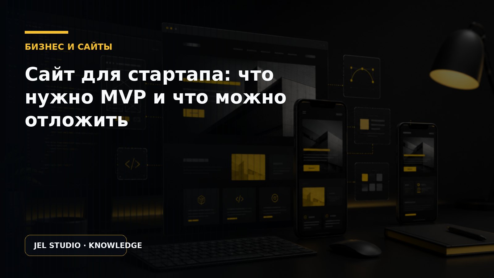 Сайт для стартапа: что нужно MVP и что можно отложить