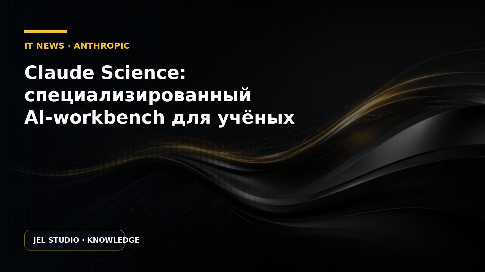 Claude Science: специализированный AI-workbench для учёных