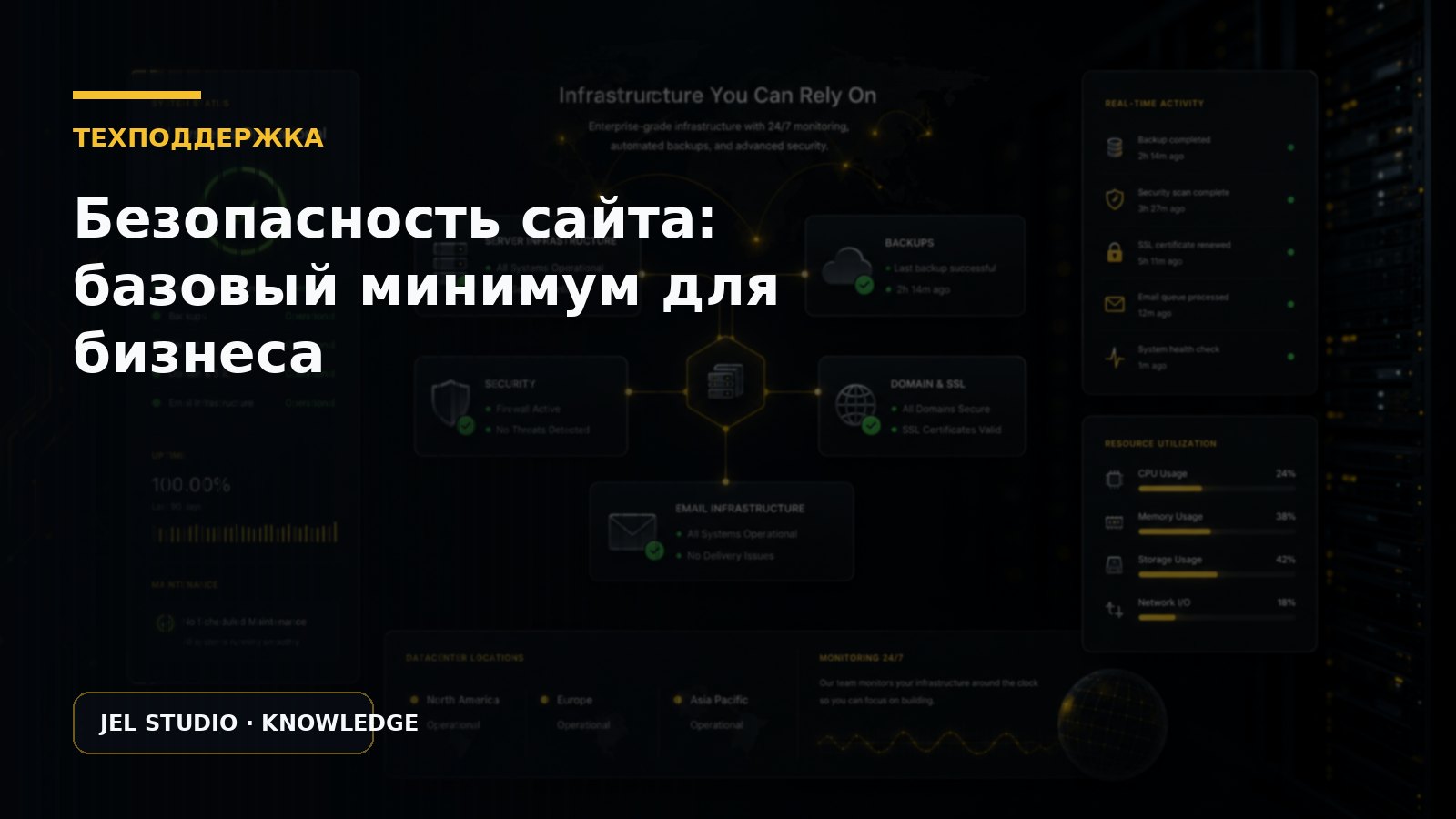 Безопасность сайта: базовый минимум для бизнеса