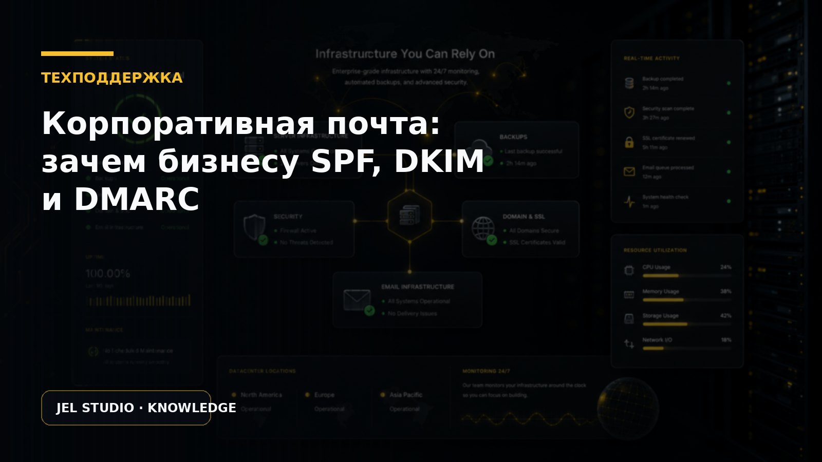 Корпоративная почта: зачем бизнесу SPF, DKIM и DMARC