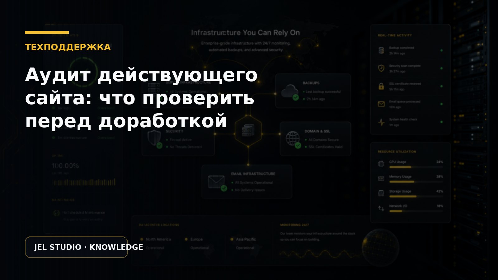 Аудит действующего сайта: что проверить перед доработкой