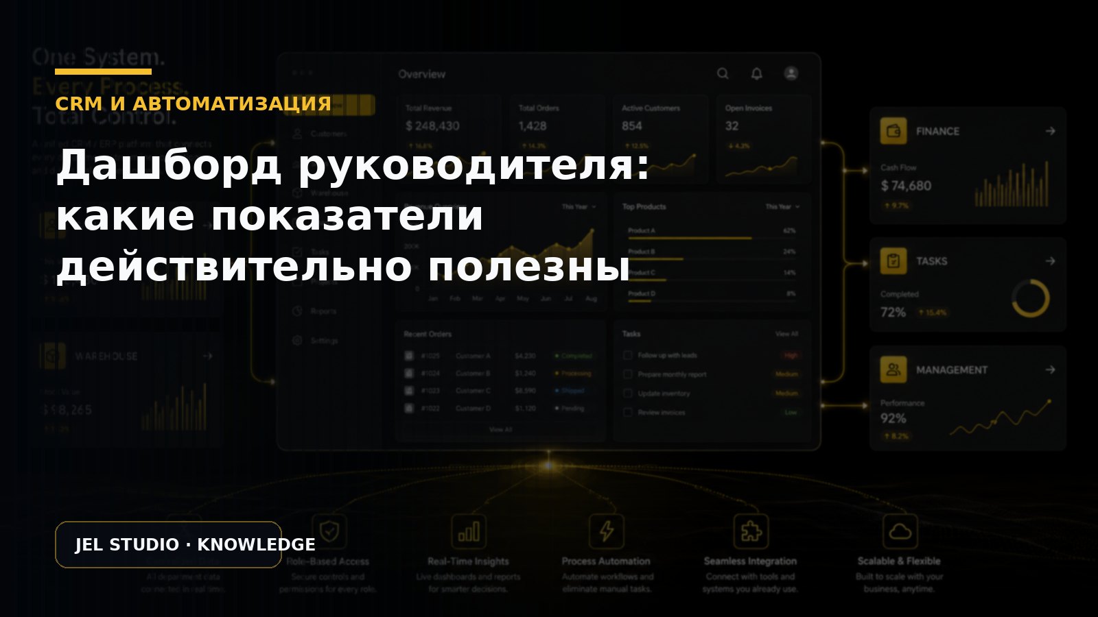 Дашборд руководителя: какие показатели действительно полезны