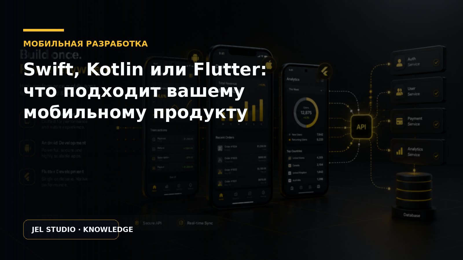 Swift, Kotlin или Flutter: что подходит вашему мобильному продукту